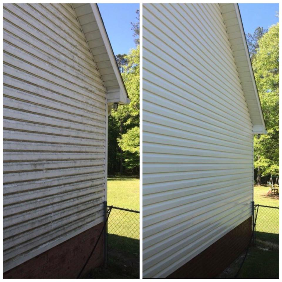 Residential siding soft washing in the Twin Cities, MN