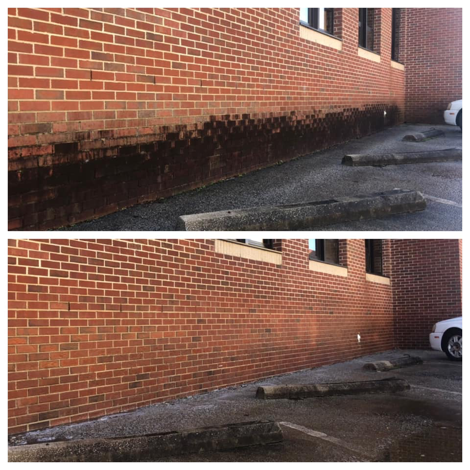 Commercial power washing project in Minneapolis, MN